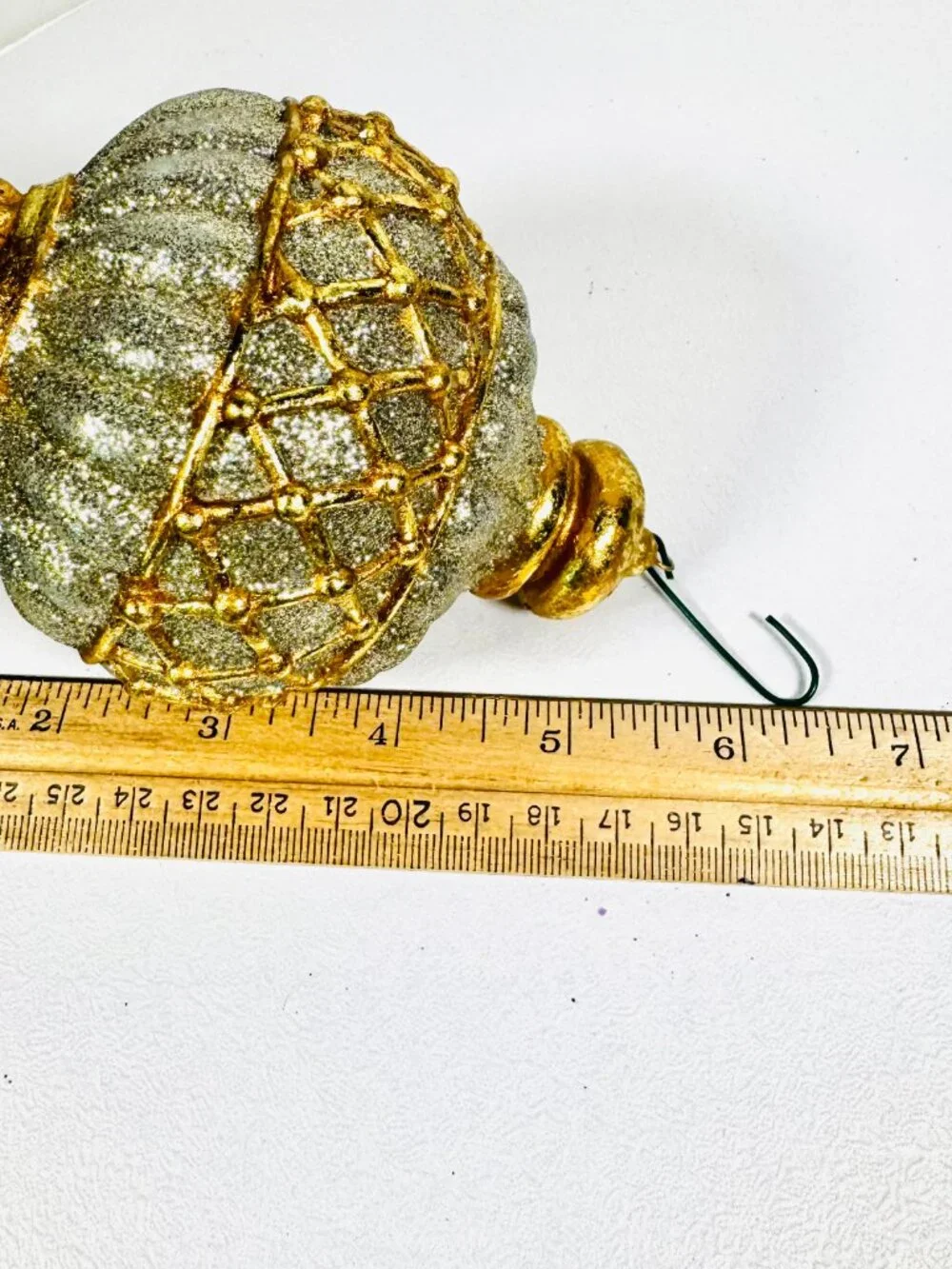 2 Finial Gold and Silver 5.5